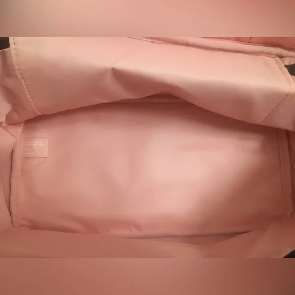 NWT Victoria's Secret Travel Case Bag Black Satin Gold Logo - Picture 7 of 7